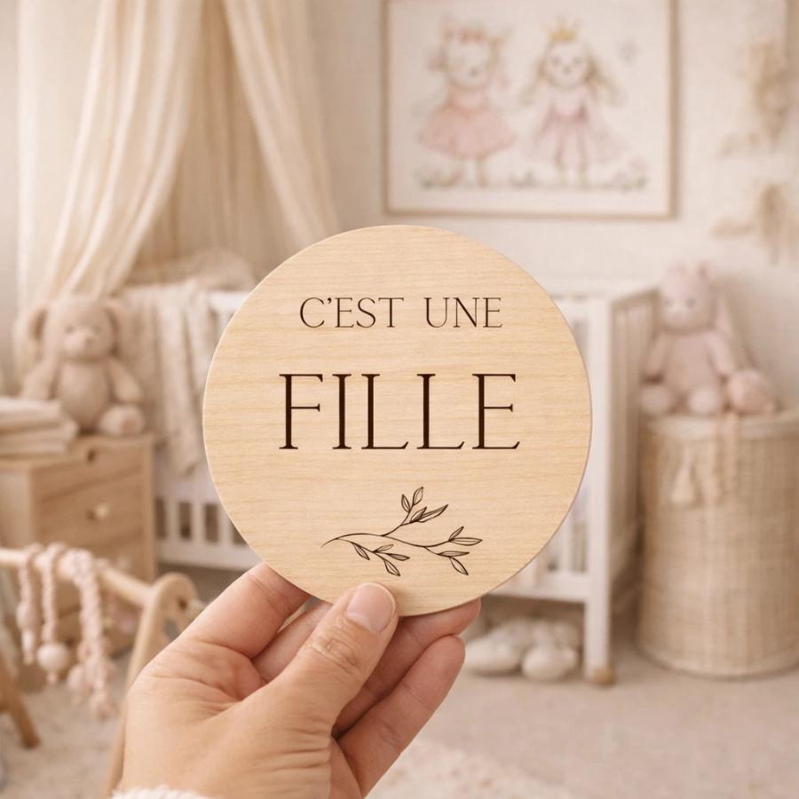 Carte annonce sexe bébé en bois fille