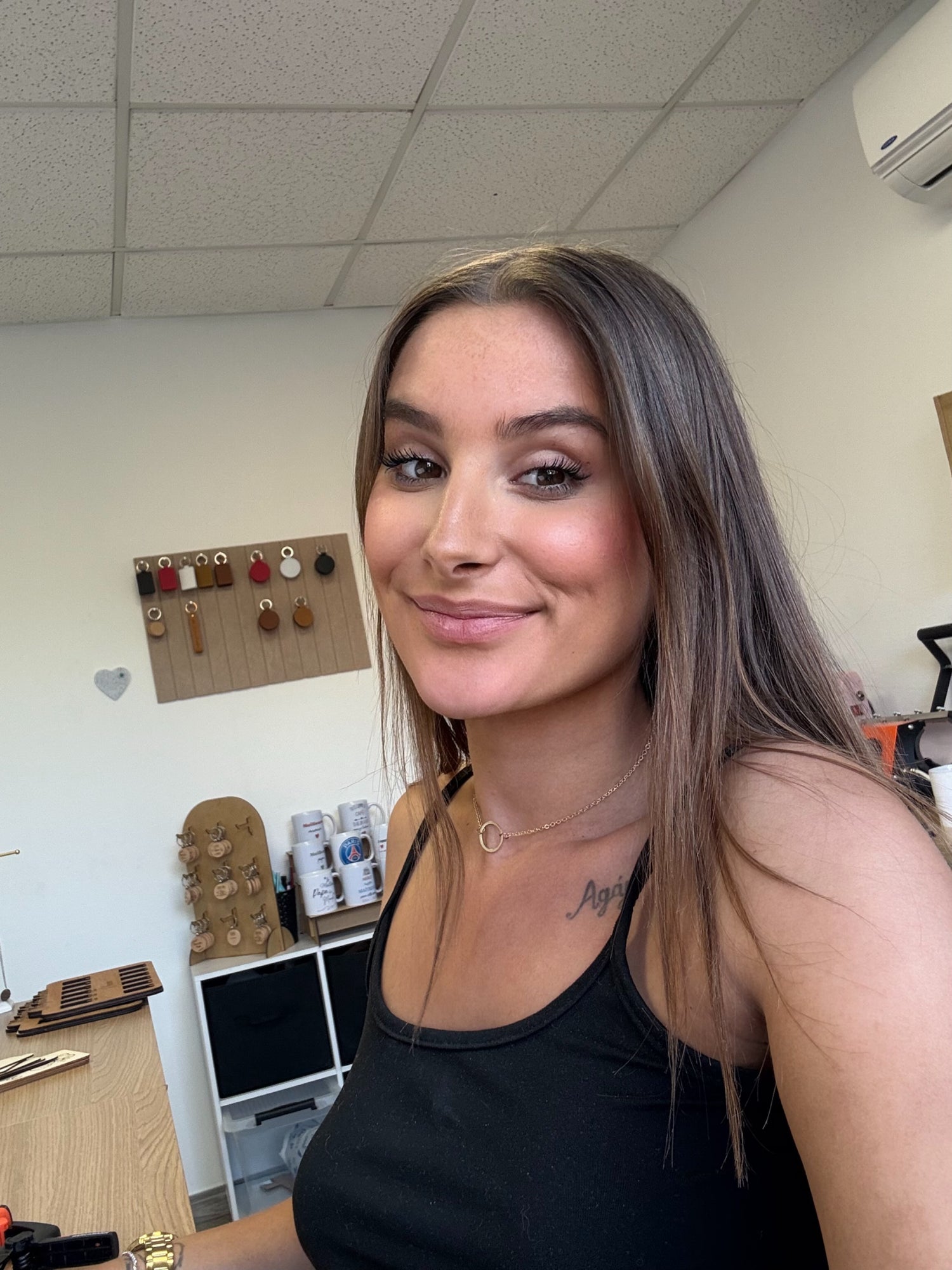 Océane dans son atelier O Design